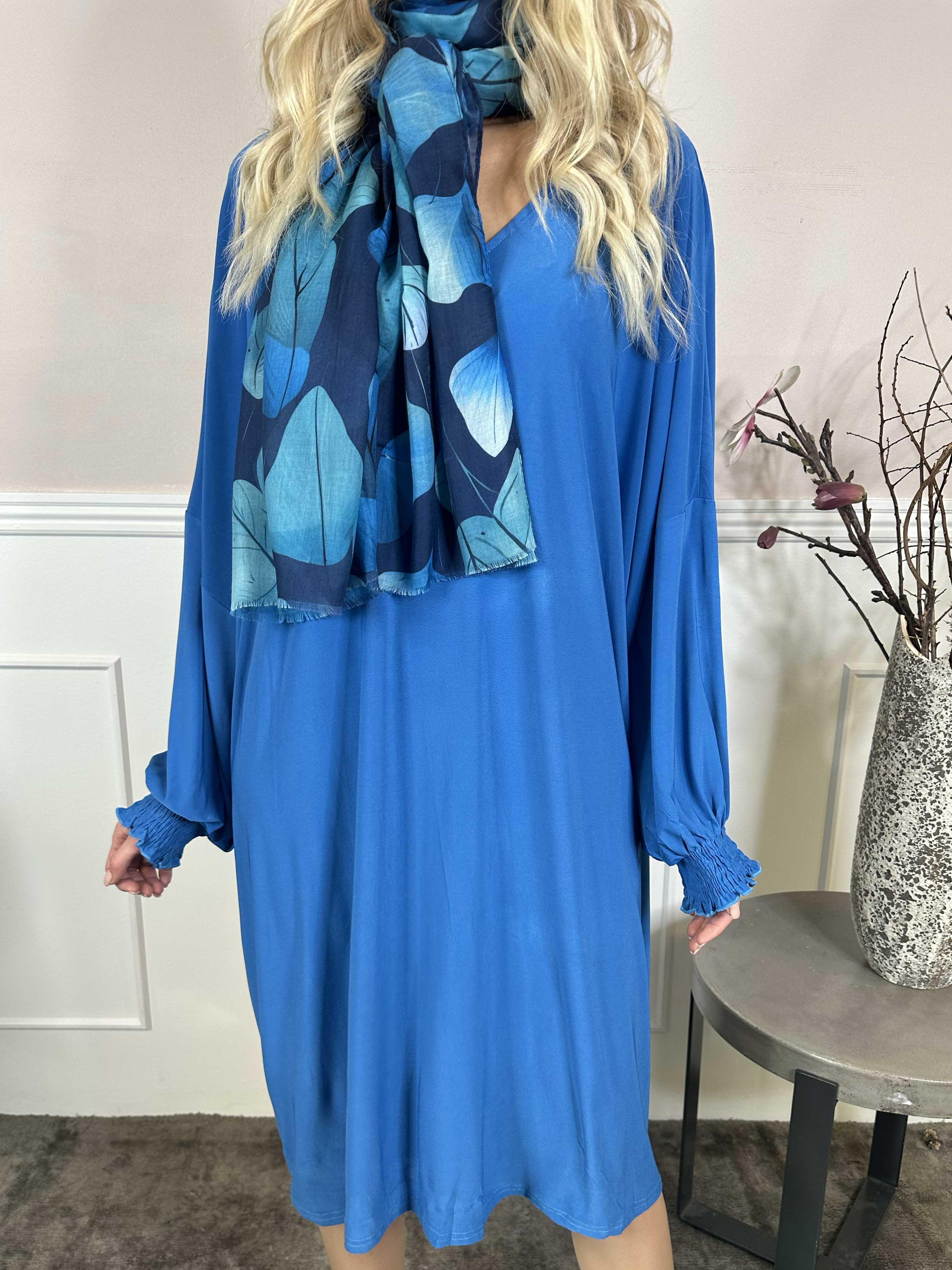 Azmina Plain L/S - Tunikaklänning i lös passform med resår